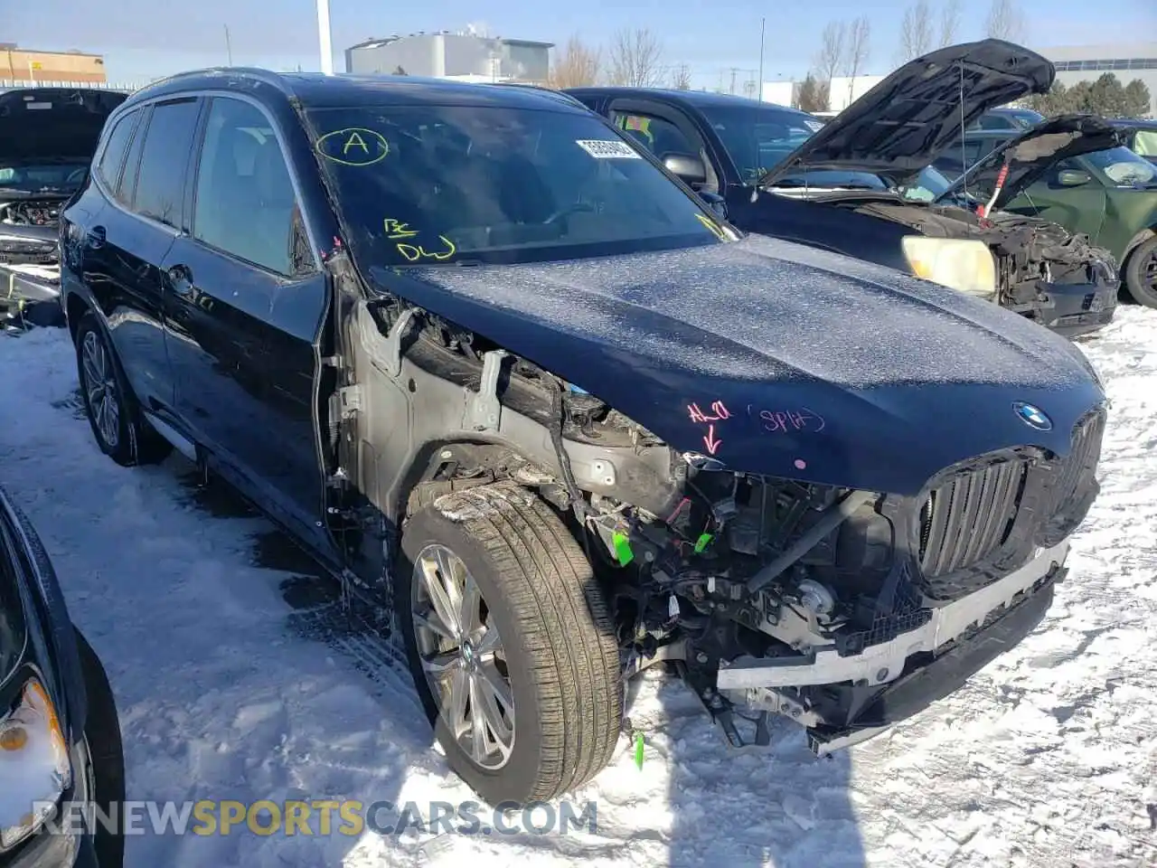 1 Фотография поврежденного автомобиля 5UXTR9C5XKLR05957 BMW X3 2019