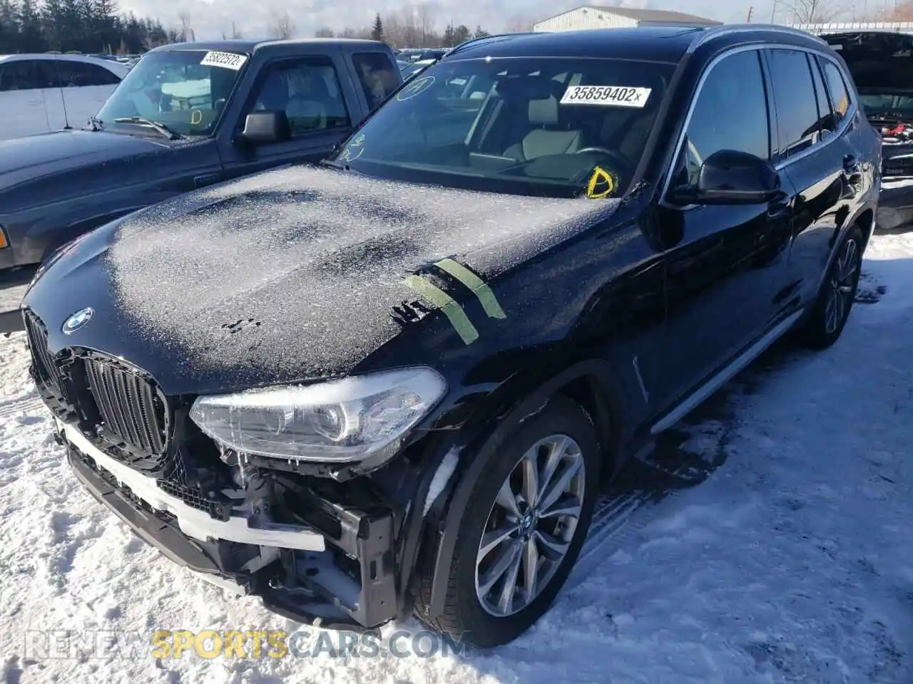 2 Фотография поврежденного автомобиля 5UXTR9C5XKLR05957 BMW X3 2019