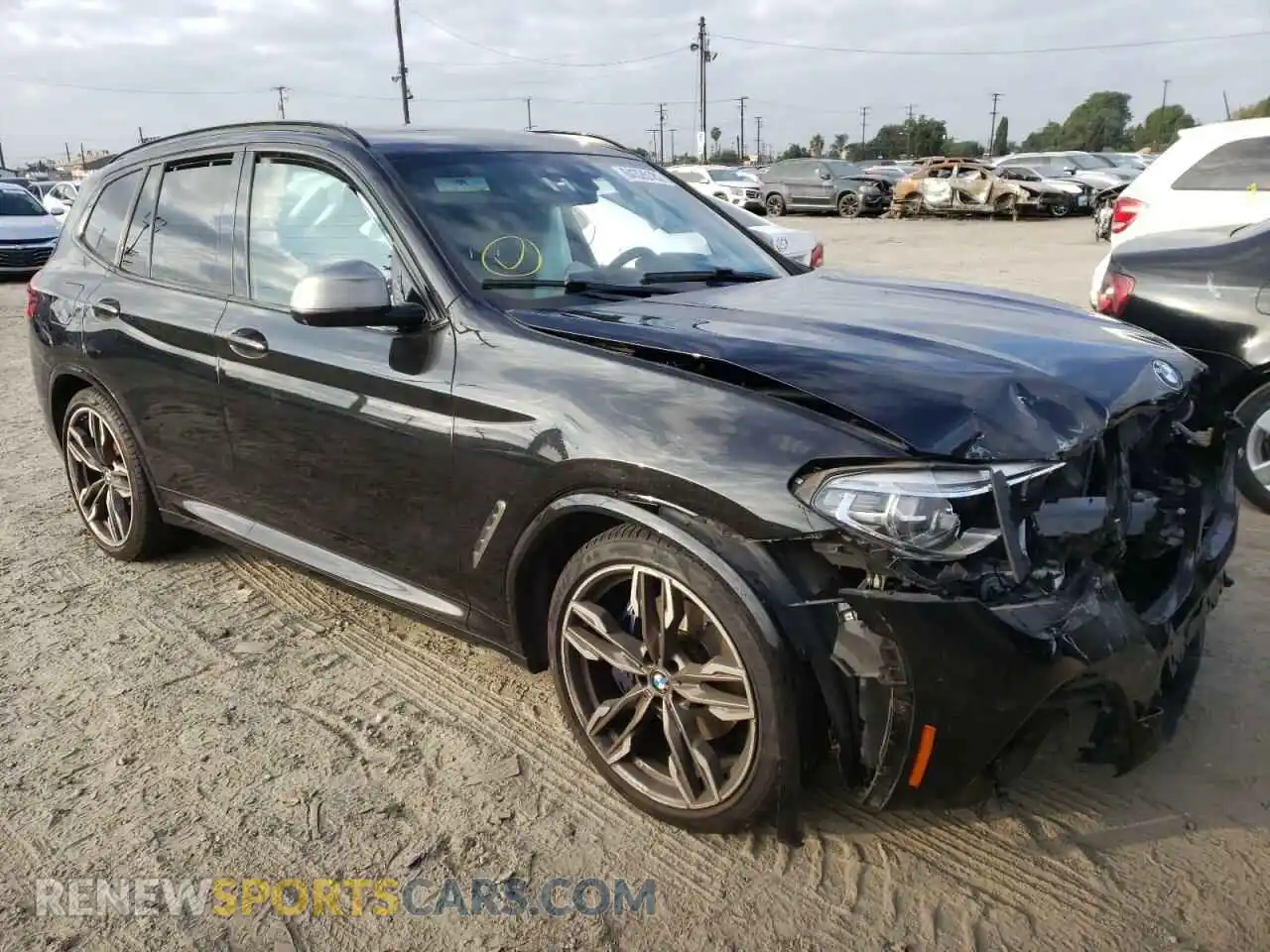 1 fotografías del automóvil dañado 5UXTS3C50K0Z03301 BMW X3 2019