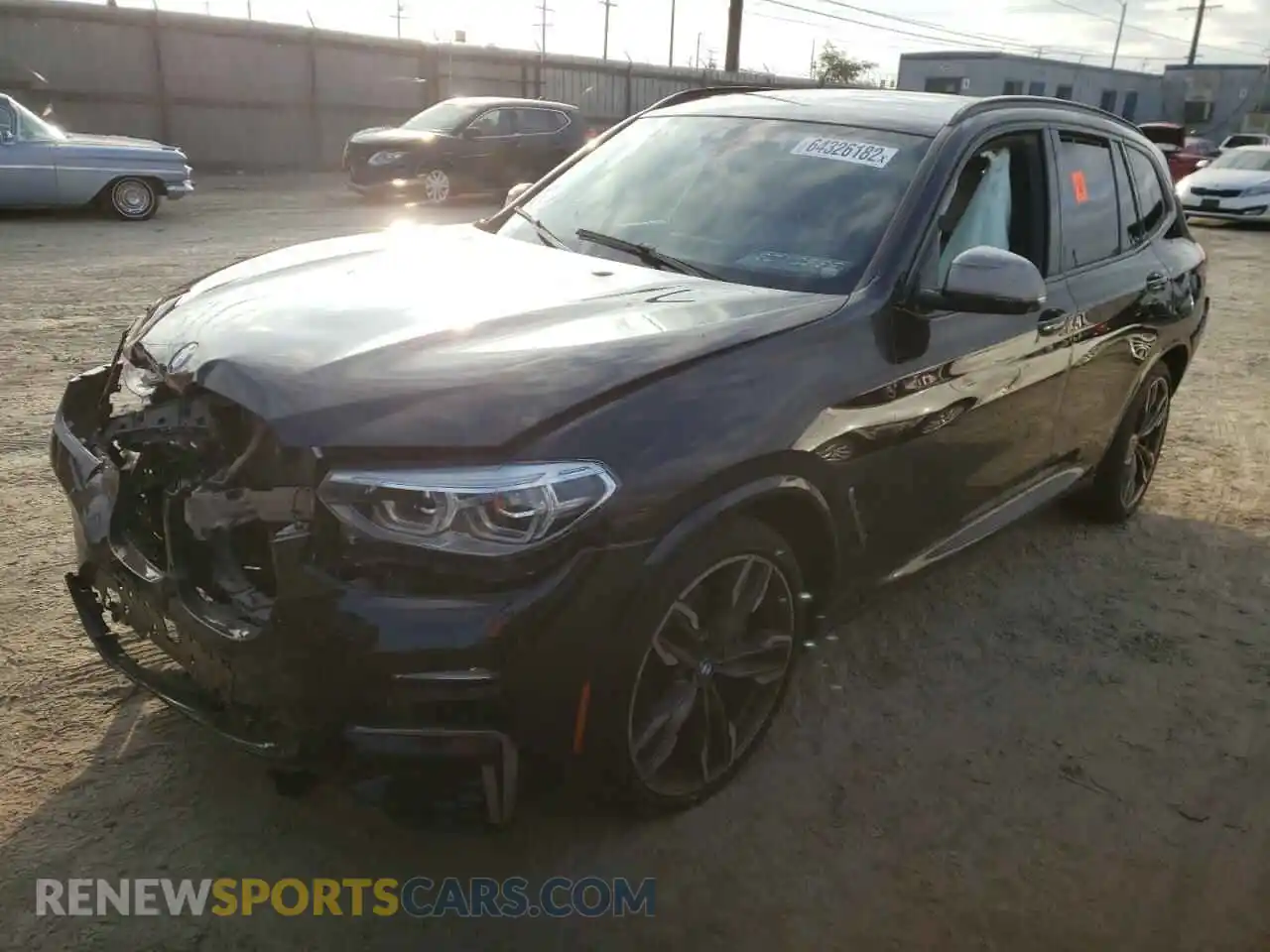2 fotografías del automóvil dañado 5UXTS3C50K0Z03301 BMW X3 2019