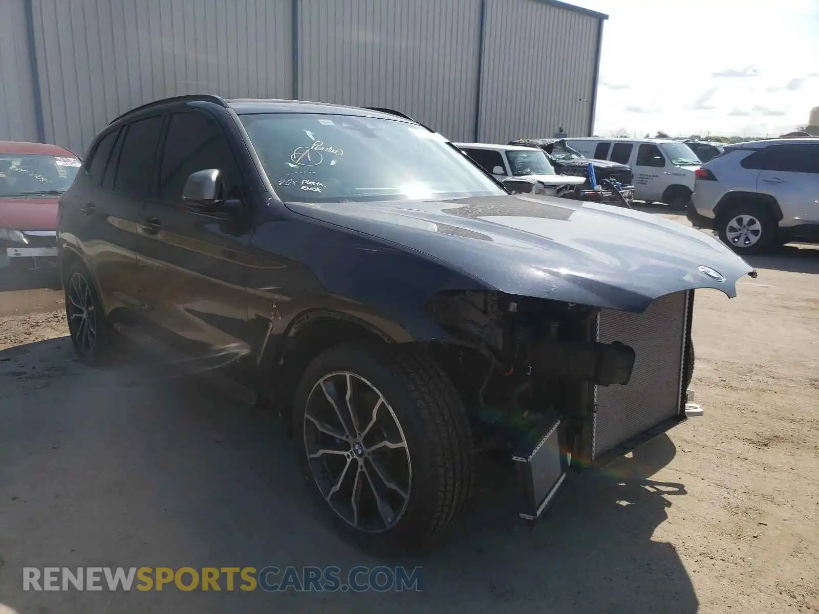 1 Photograph of a damaged car 5UXTS3C50K0Z07509 BMW X3 2019