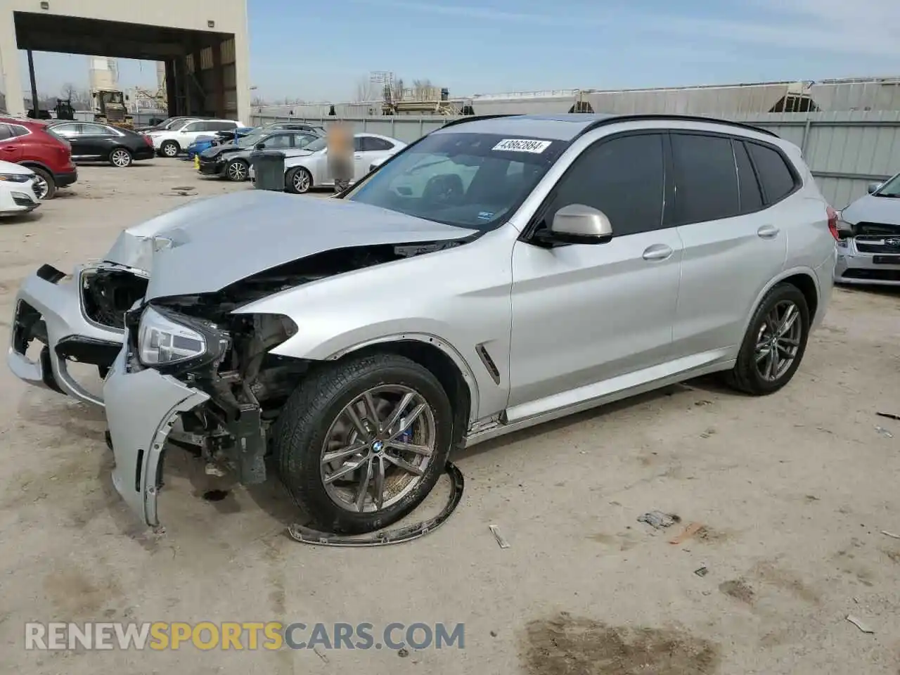 1 Photograph of a damaged car 5UXTS3C51K0Z04229 BMW X3 2019