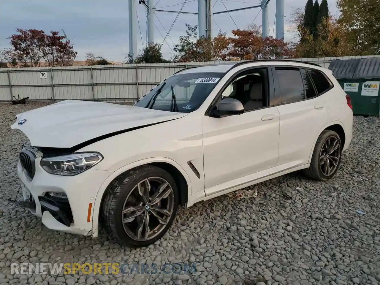 1 Photograph of a damaged car 5UXTS3C51K0Z05669 BMW X3 2019