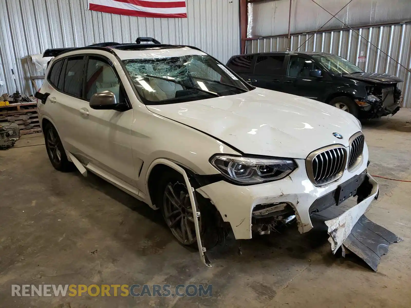1 Photograph of a damaged car 5UXTS3C51K0Z07681 BMW X3 2019