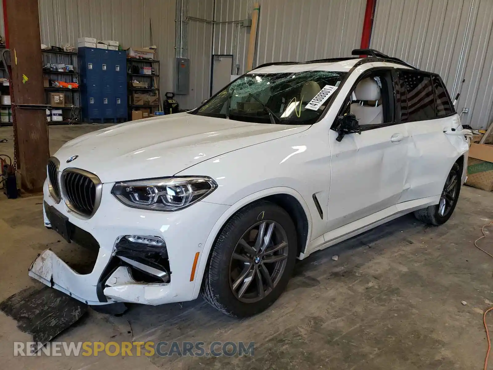 2 Photograph of a damaged car 5UXTS3C51K0Z07681 BMW X3 2019