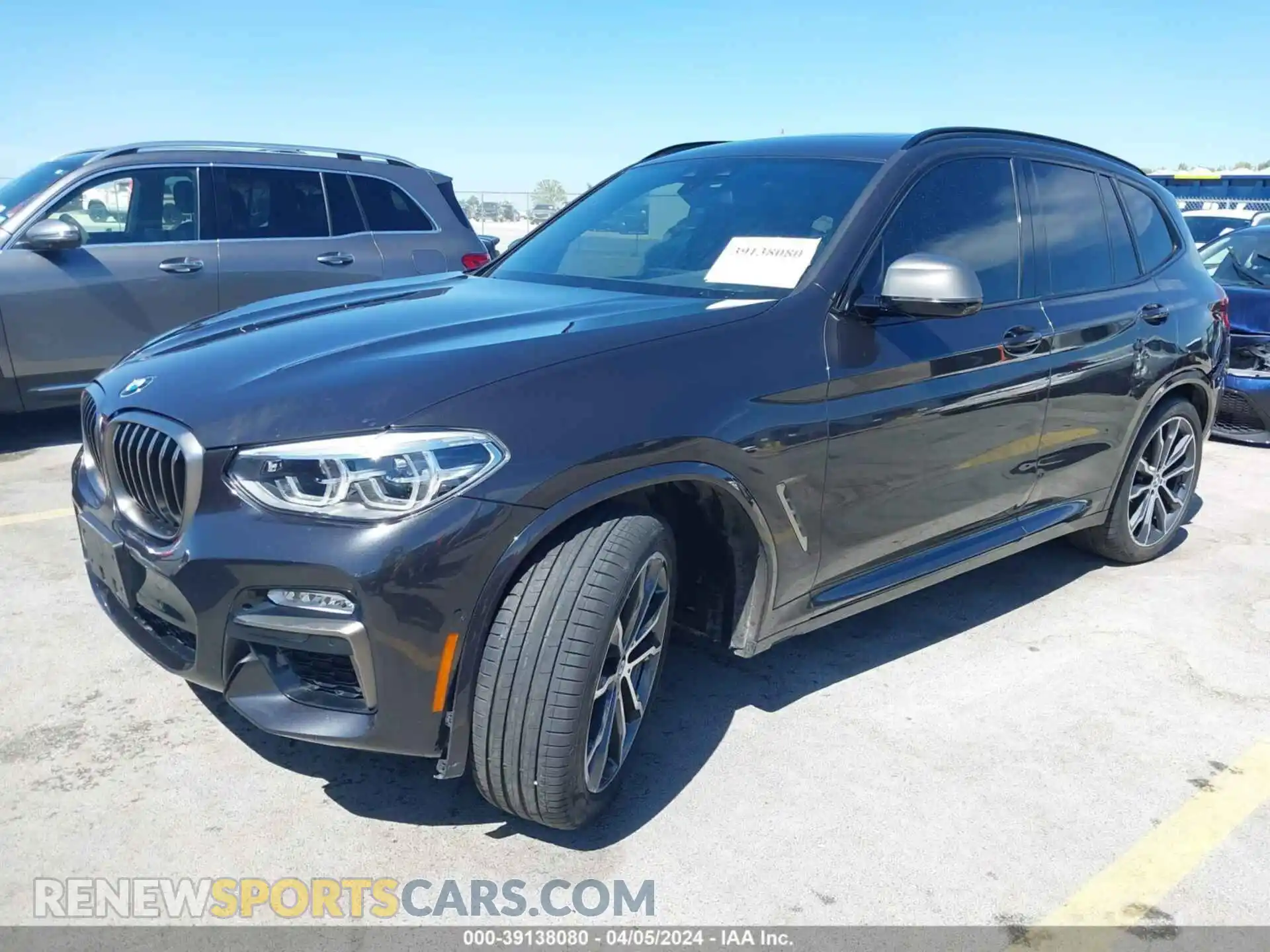 2 Photograph of a damaged car 5UXTS3C51K0Z08040 BMW X3 2019