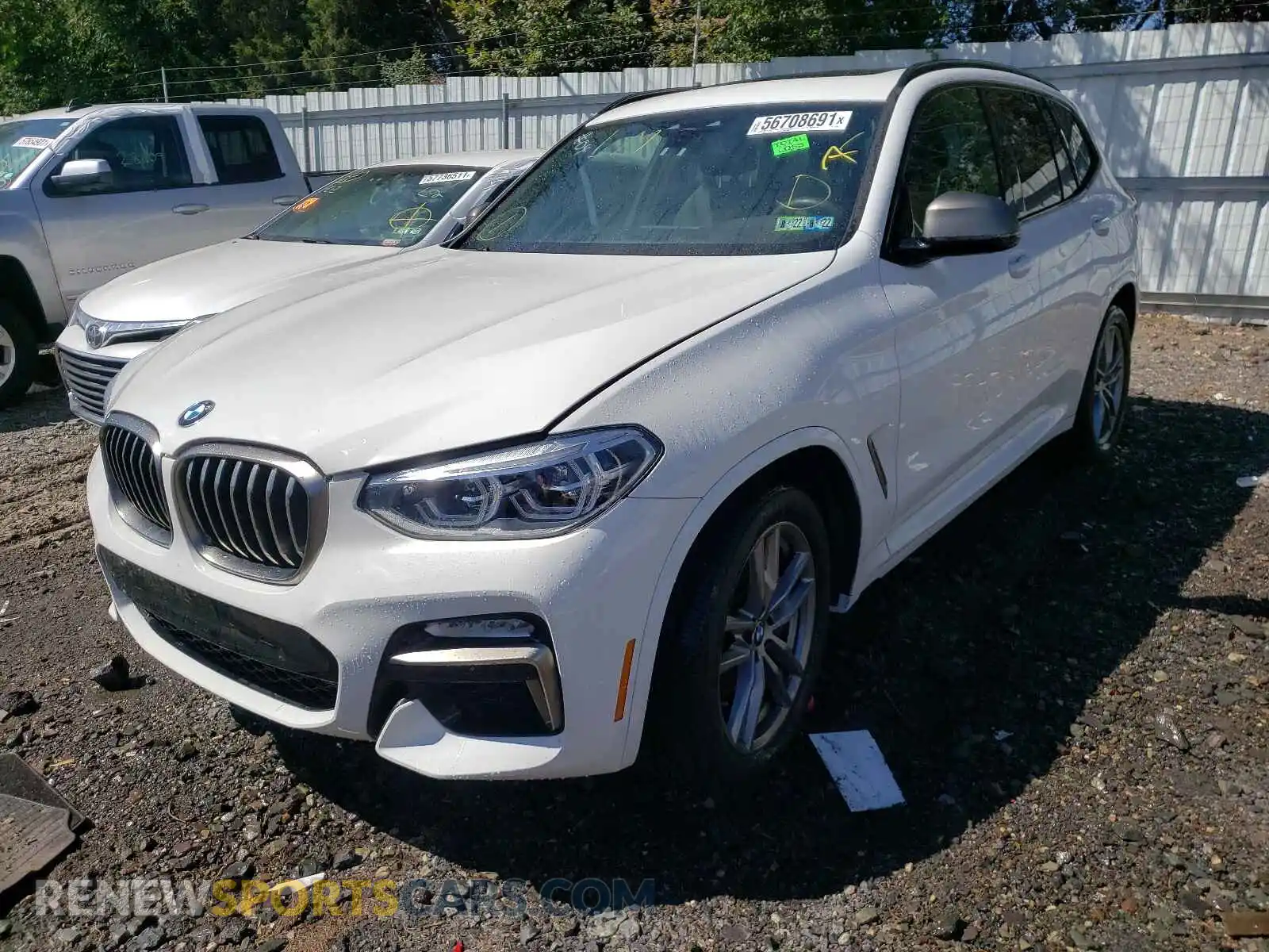 2 Photograph of a damaged car 5UXTS3C52K0Z06930 BMW X3 2019