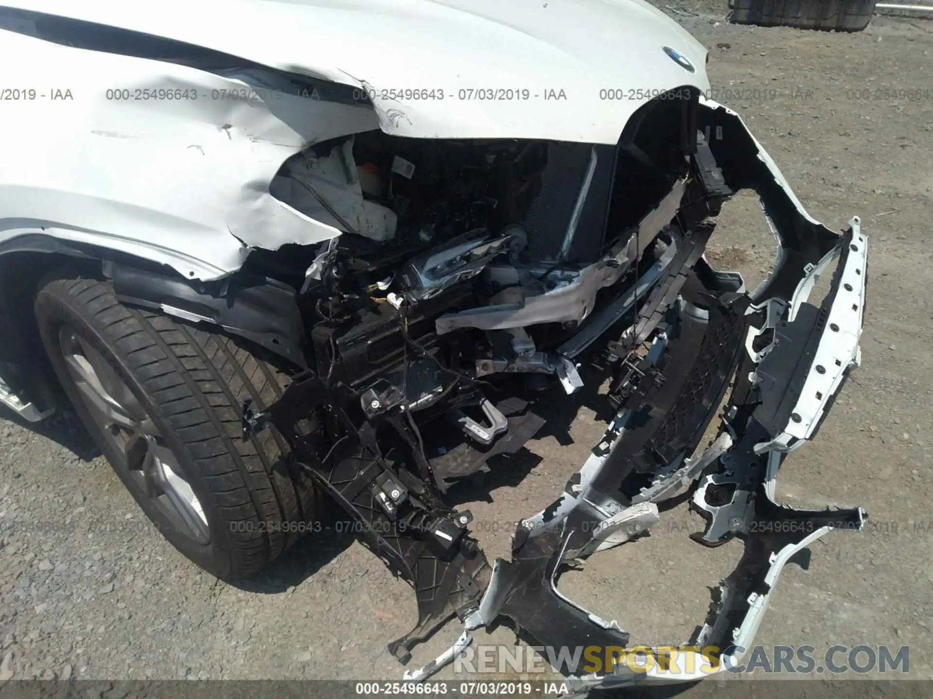 6 Photograph of a damaged car 5UXTS3C52K0Z08547 BMW X3 2019