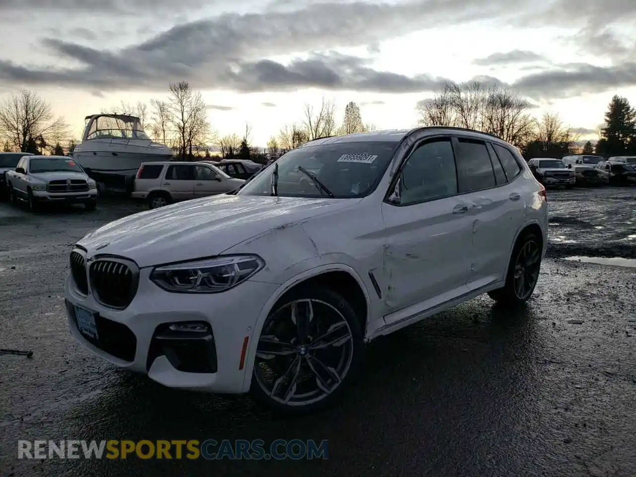 2 Photograph of a damaged car 5UXTS3C52K0Z08984 BMW X3 2019