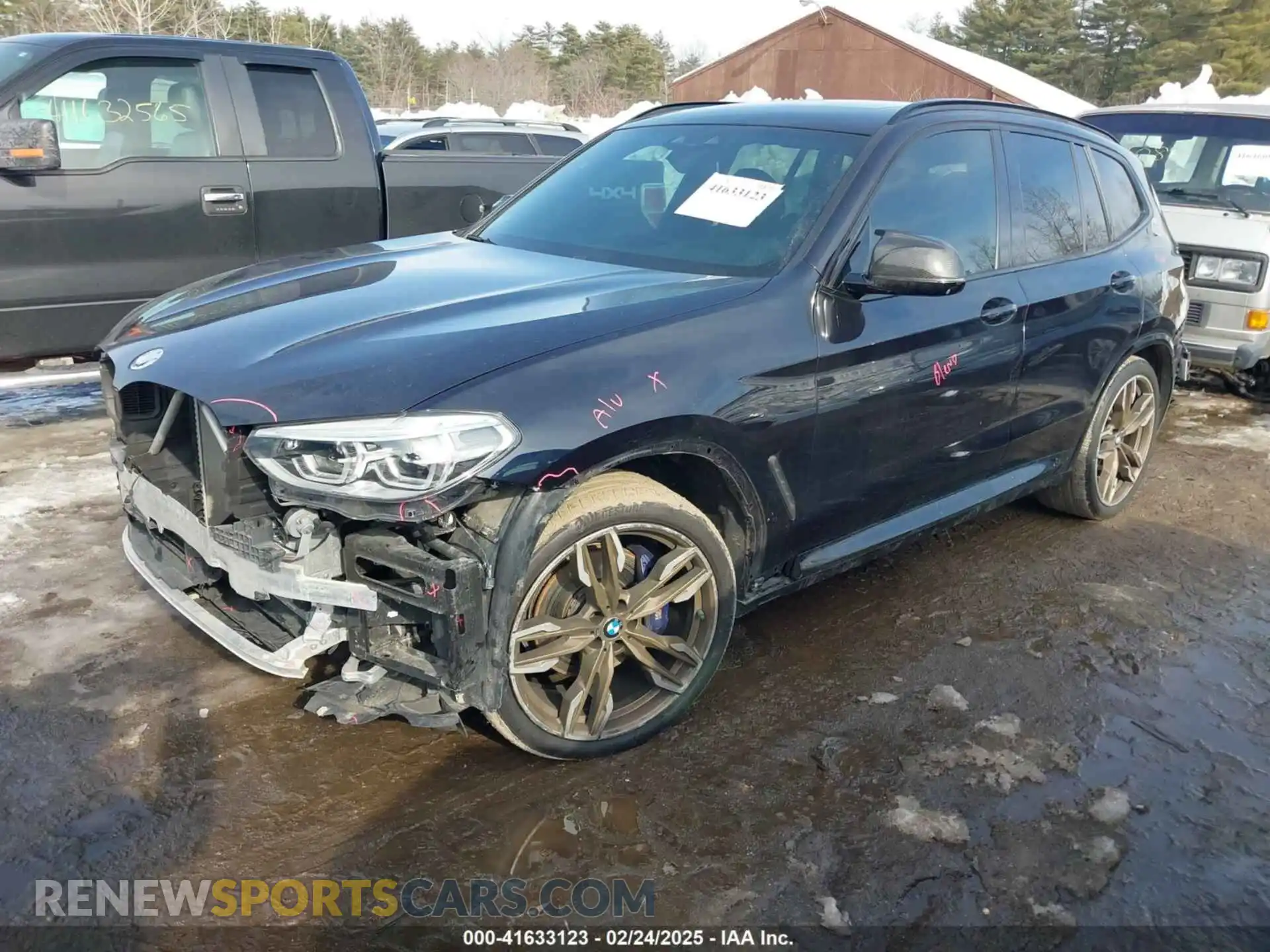 2 Photograph of a damaged car 5UXTS3C53K0Z08511 BMW X3 2019