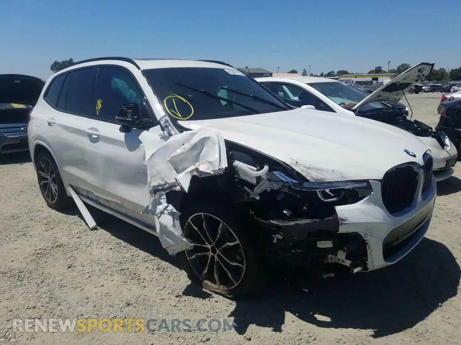 1 Photograph of a damaged car 5UXTS3C54K0Z09425 BMW X3 2019