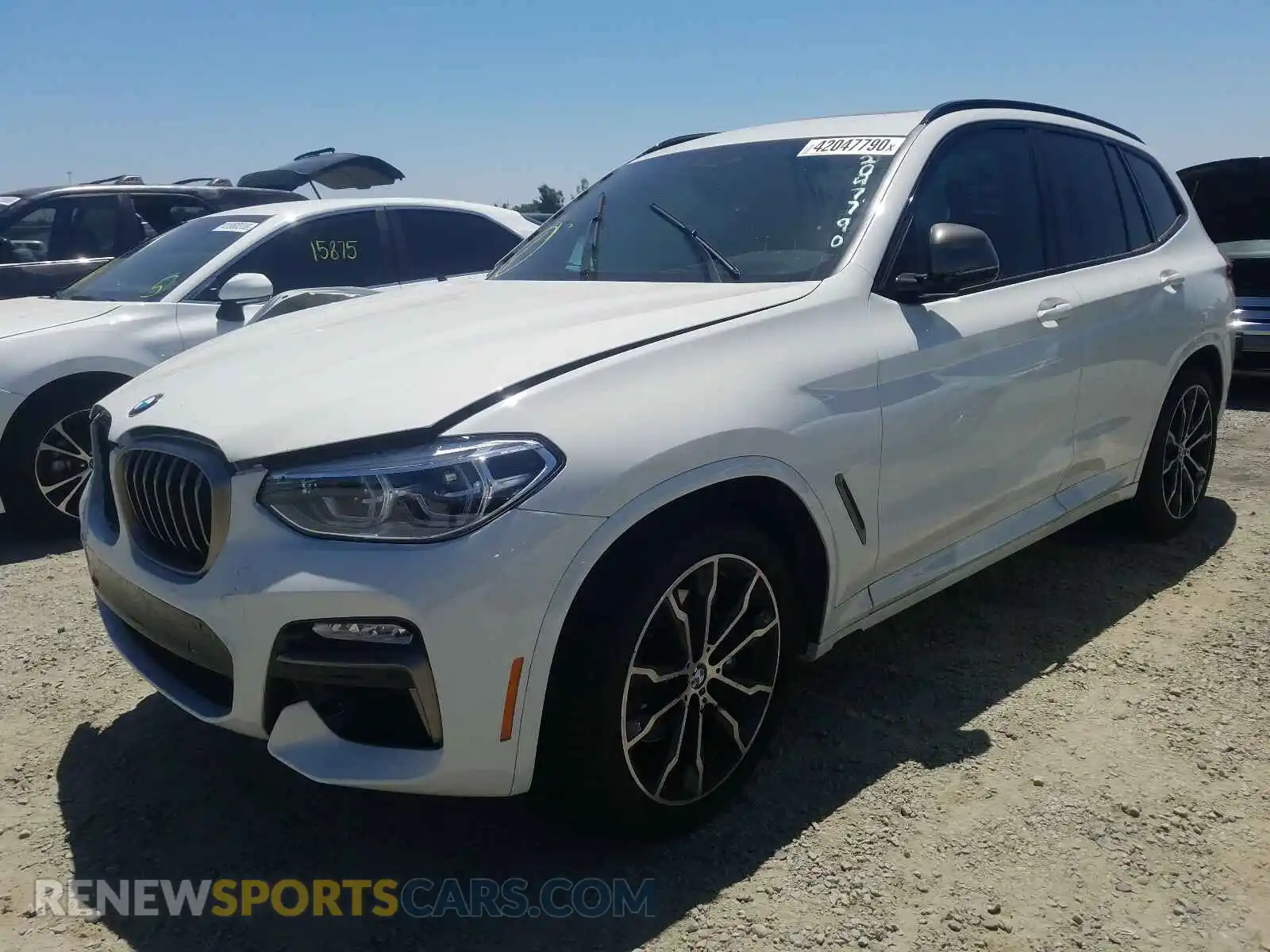 2 Photograph of a damaged car 5UXTS3C54K0Z09425 BMW X3 2019