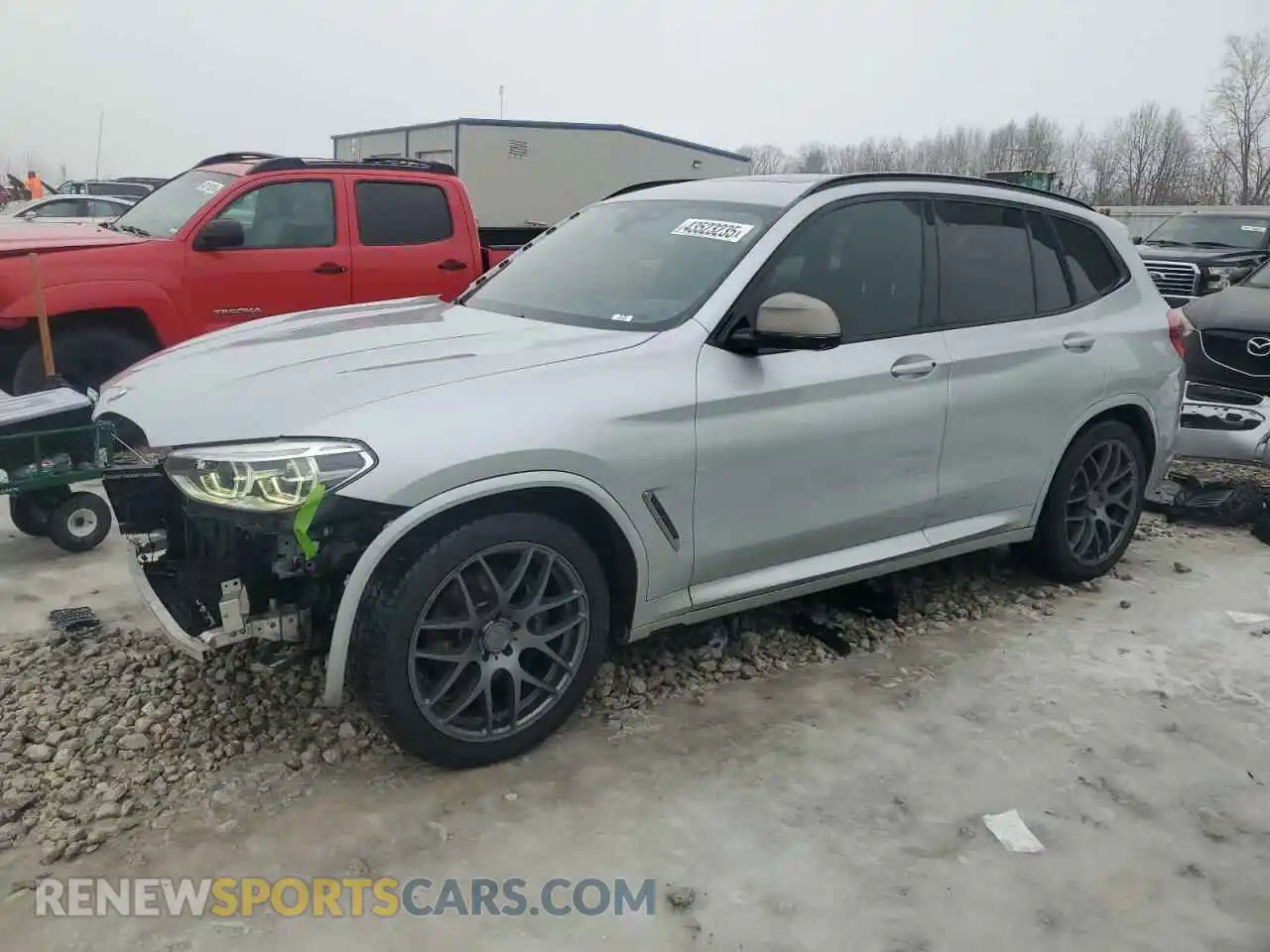 1 Photograph of a damaged car 5UXTS3C55KLR71964 BMW X3 2019