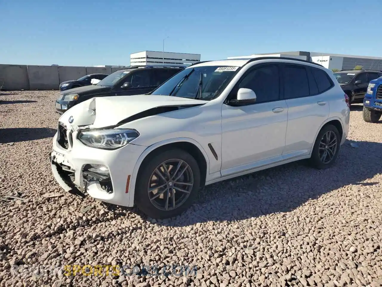 1 Photograph of a damaged car 5UXTS3C55KLR72211 BMW X3 2019