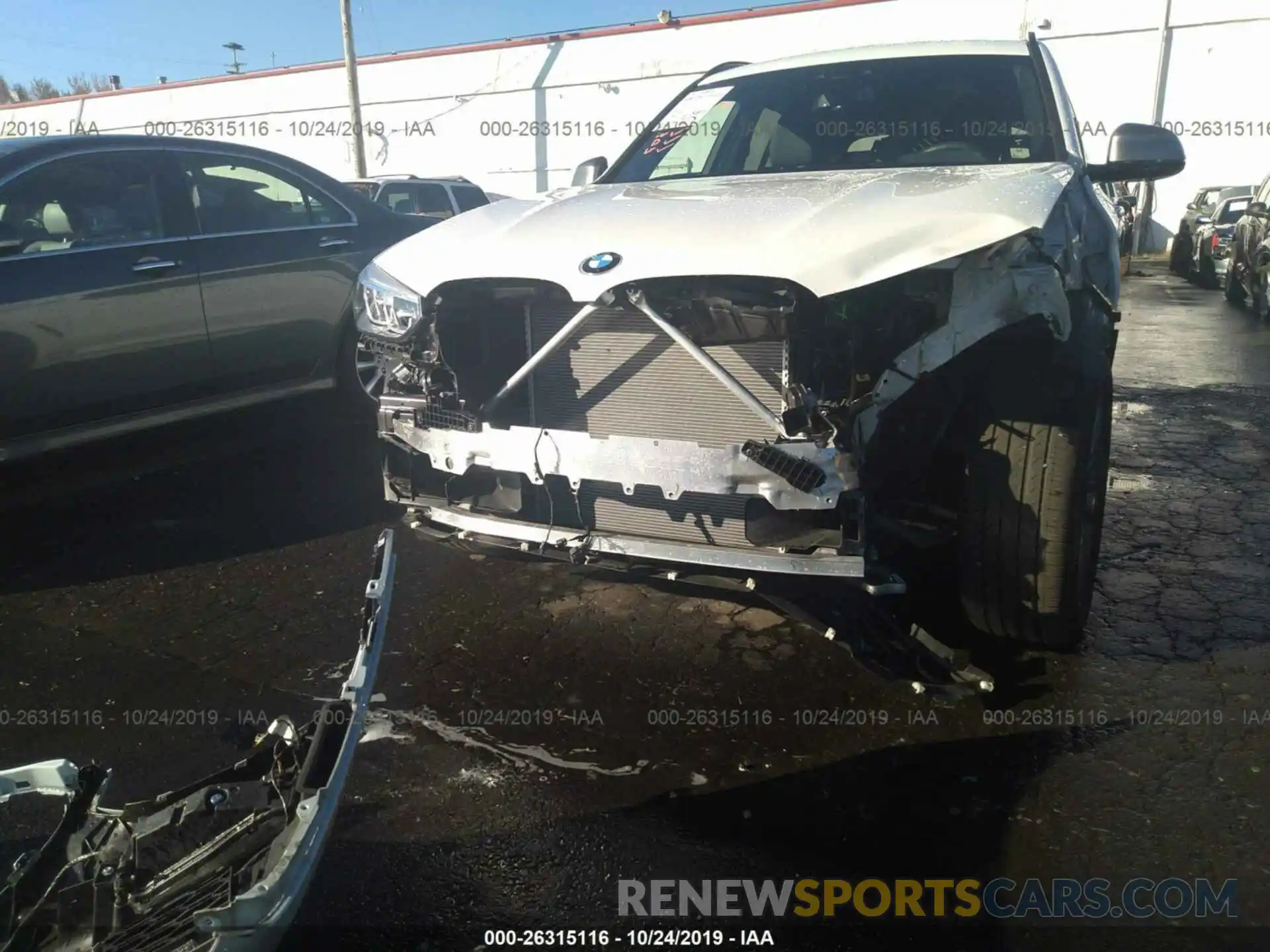 6 Photograph of a damaged car 5UXTS3C56K0Z08017 BMW X3 2019