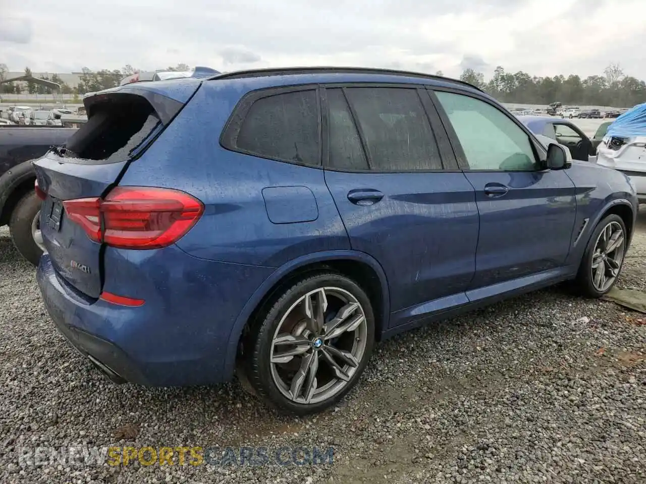 3 Photograph of a damaged car 5UXTS3C57K0Z03201 BMW X3 2019
