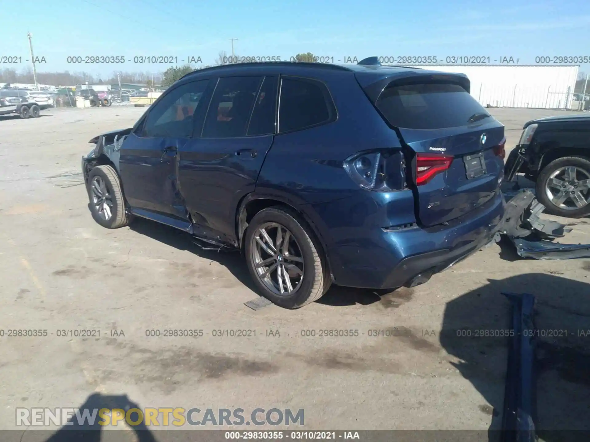 3 Photograph of a damaged car 5UXTS3C57K0Z07619 BMW X3 2019