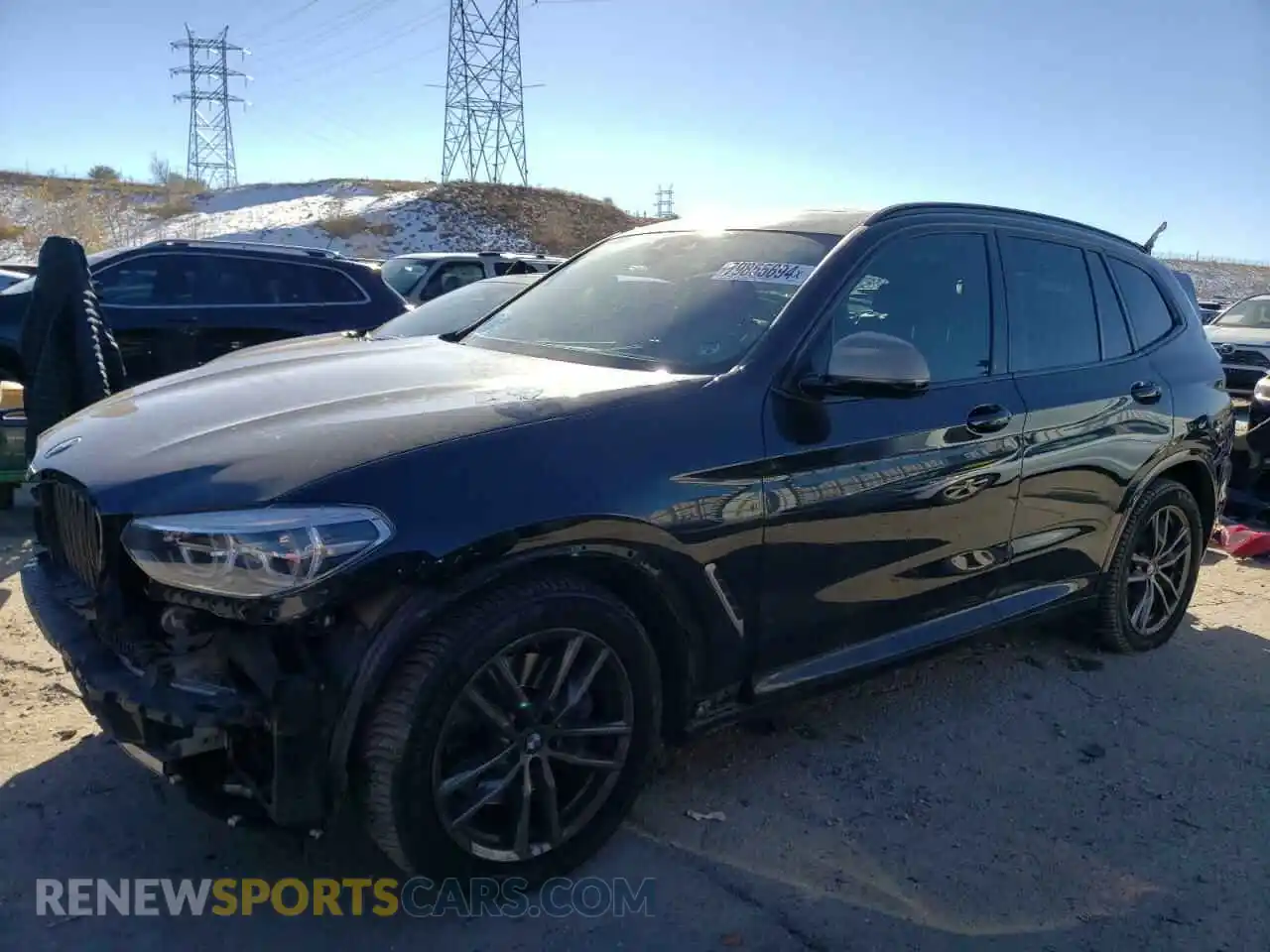1 Photograph of a damaged car 5UXTS3C57KLR72193 BMW X3 2019