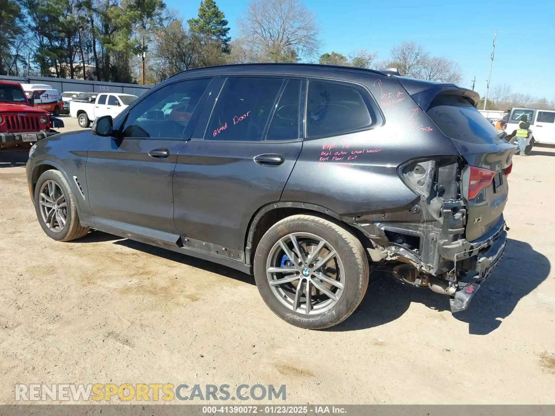 3 Photograph of a damaged car 5UXTS3C57KLR73084 BMW X3 2019