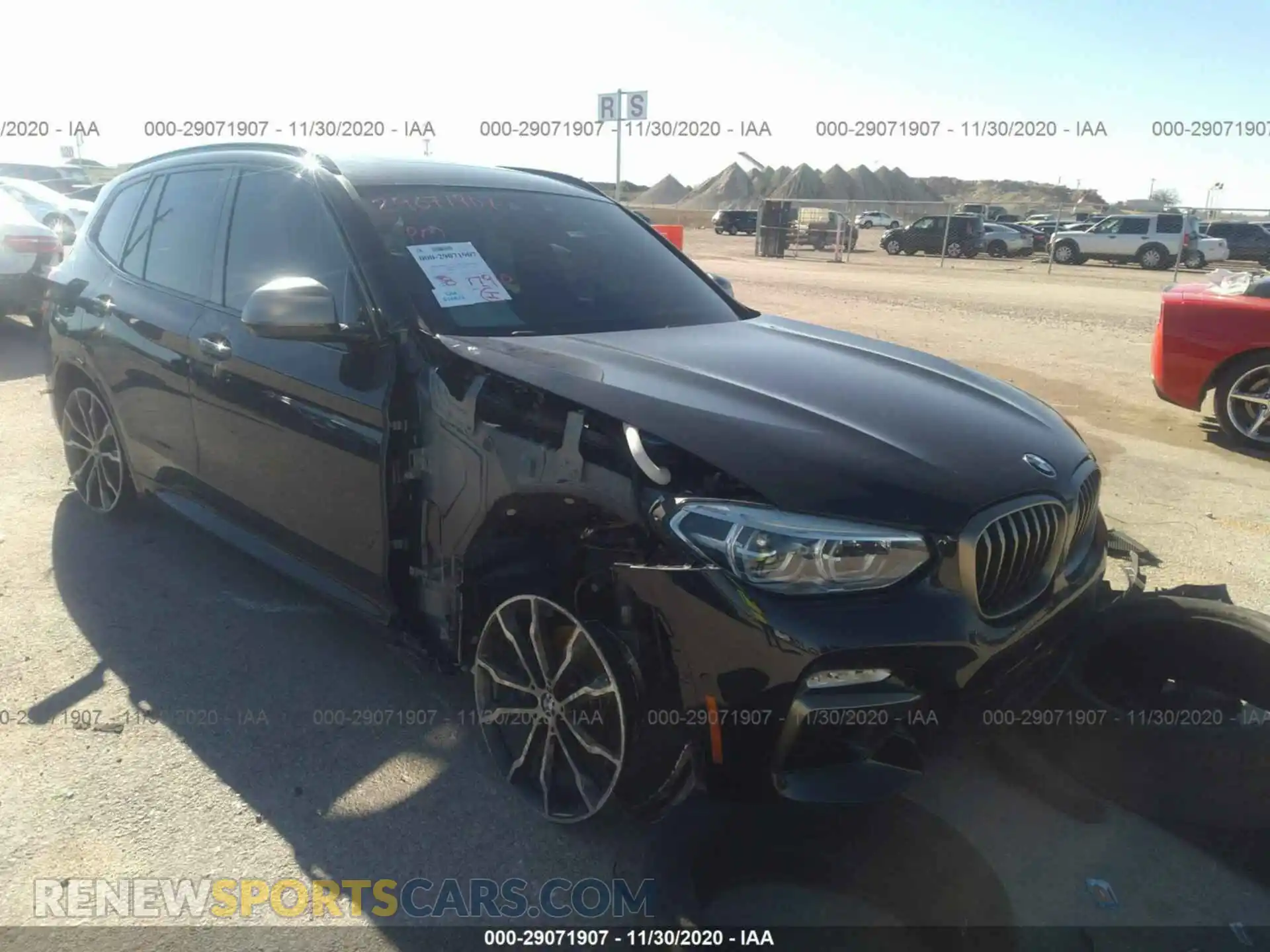1 Photograph of a damaged car 5UXTS3C58K0Z06205 BMW X3 2019
