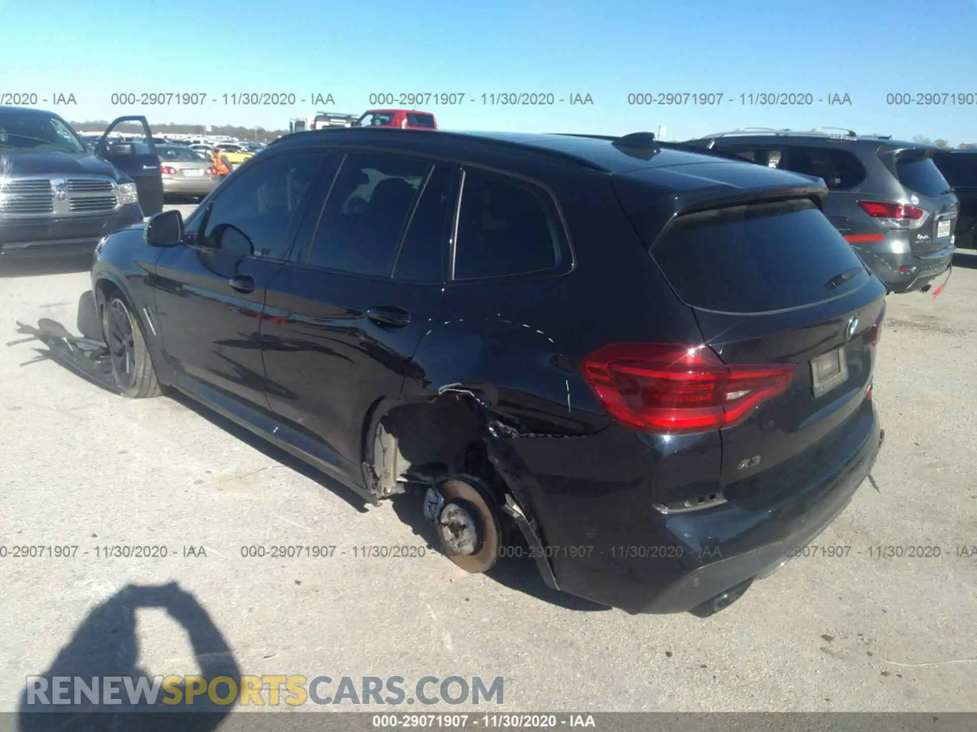 3 Photograph of a damaged car 5UXTS3C58K0Z06205 BMW X3 2019