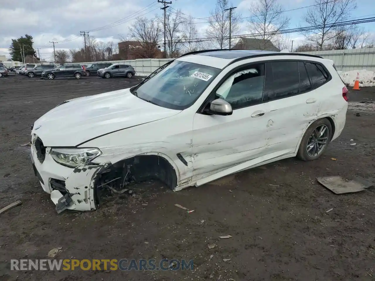 1 fotografías del automóvil dañado 5UXTS3C59K0Z03846 BMW X3 2019