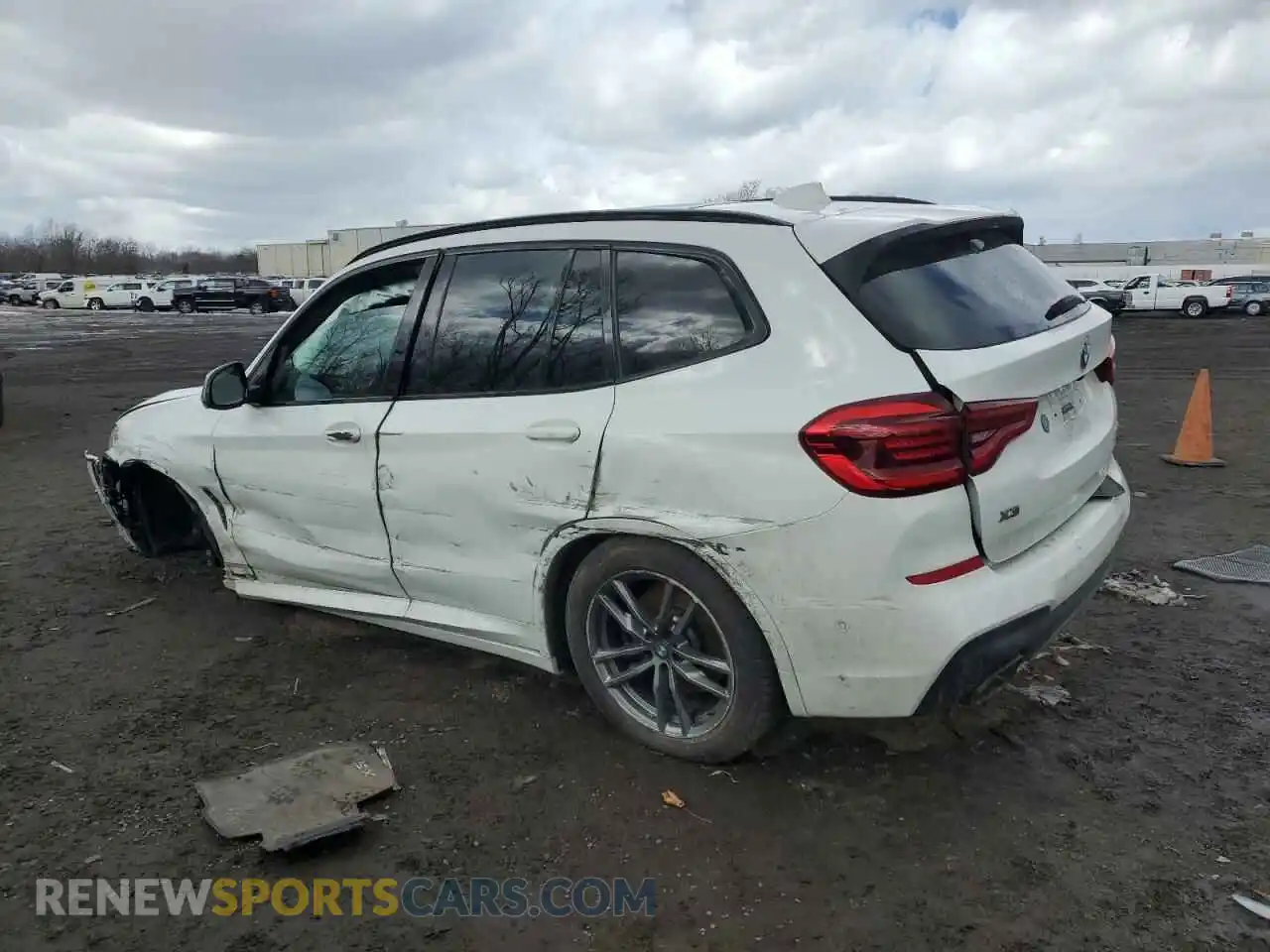 2 fotografías del automóvil dañado 5UXTS3C59K0Z03846 BMW X3 2019