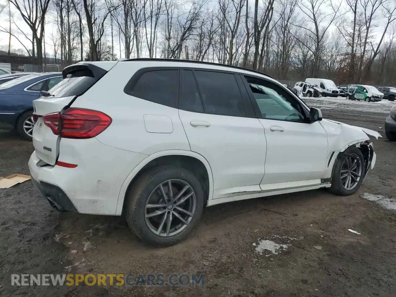 3 fotografías del automóvil dañado 5UXTS3C59K0Z03846 BMW X3 2019