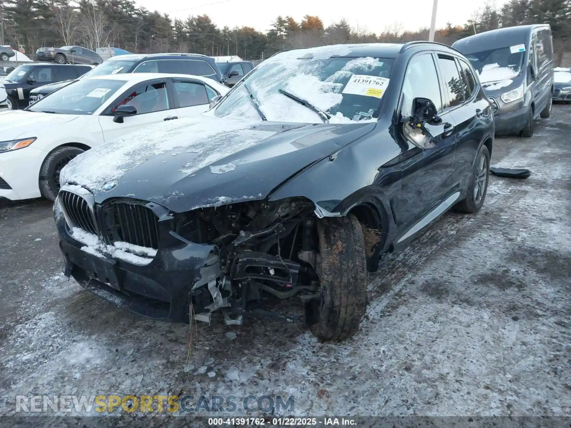 2 fotografías del automóvil dañado 5UXTS3C5XK0Z07596 BMW X3 2019