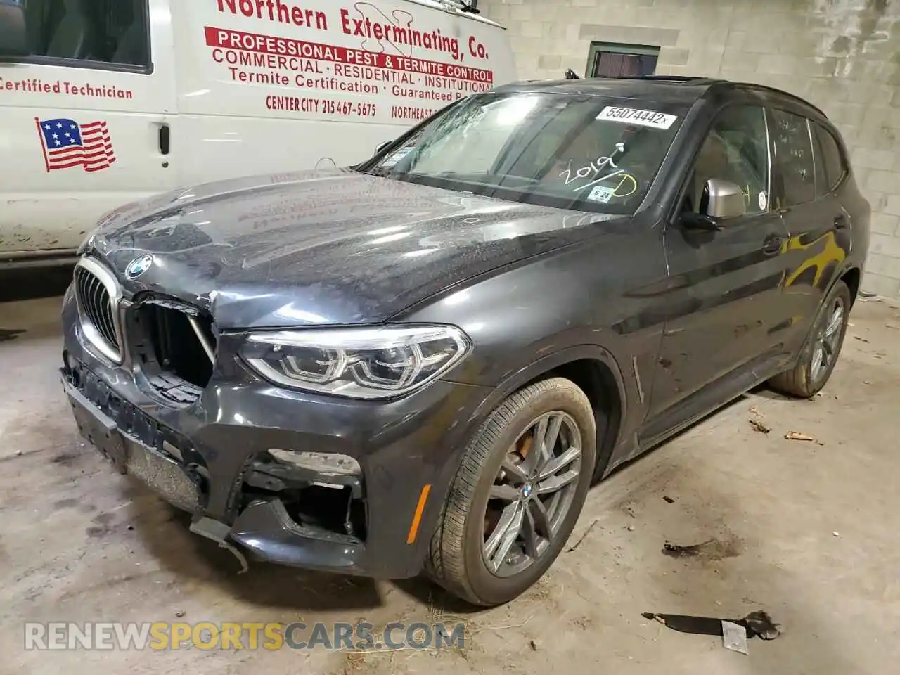 2 Фотография поврежденного автомобиля 5UXTS3C5XKLR72687 BMW X3 2019