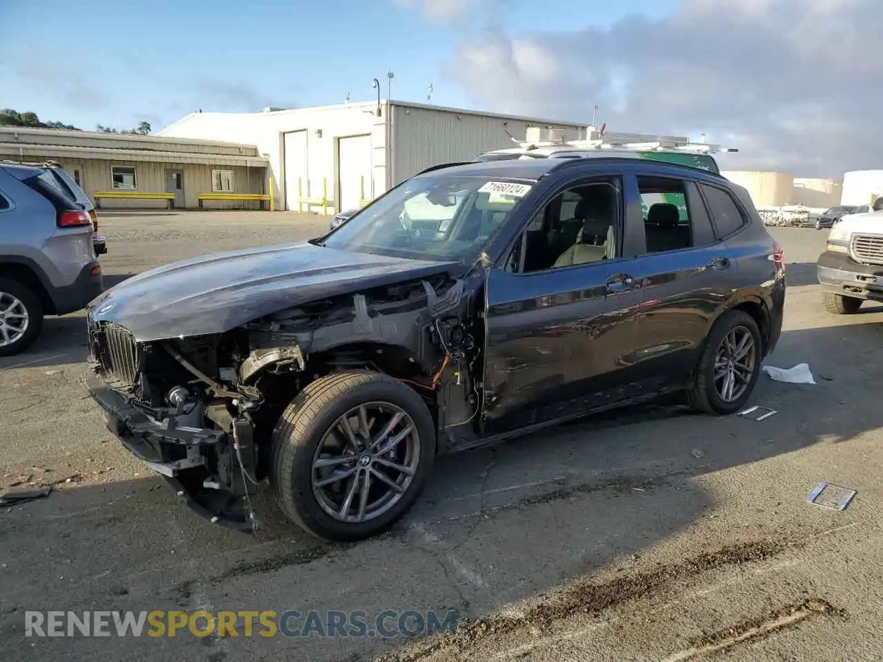 1 Photograph of a damaged car 5UXTS1C08L9C92412 BMW X3 2020