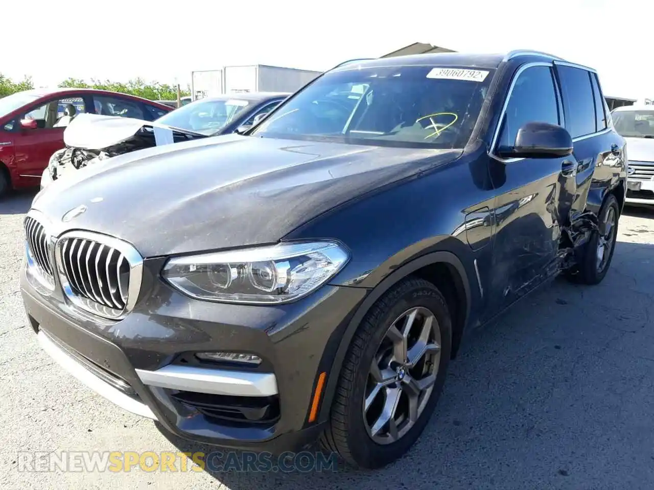 2 Photograph of a damaged car 5UXTS1C08L9D33671 BMW X3 2020