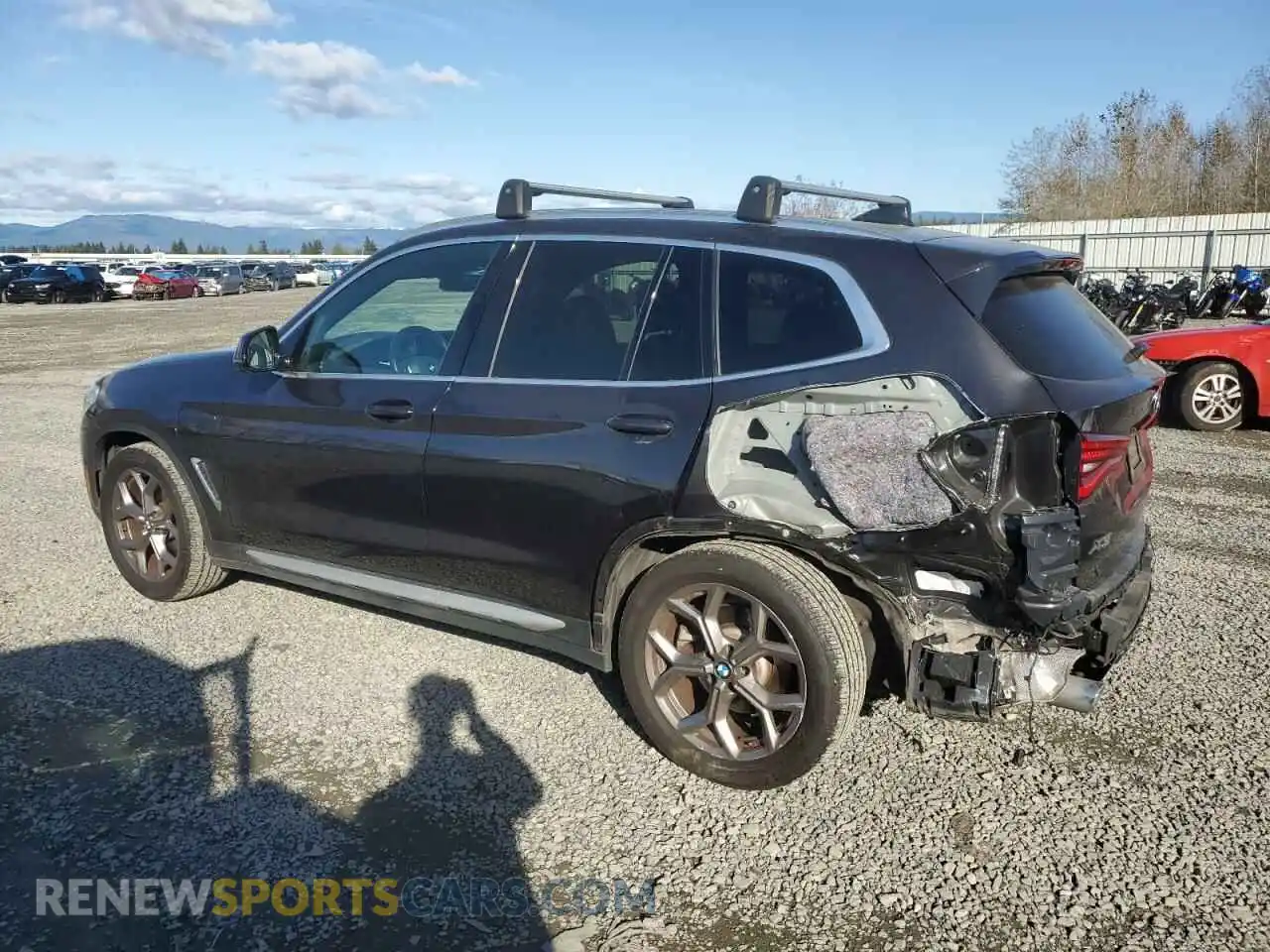 2 Photograph of a damaged car 5UXTS1C0XL9C26220 BMW X3 2020