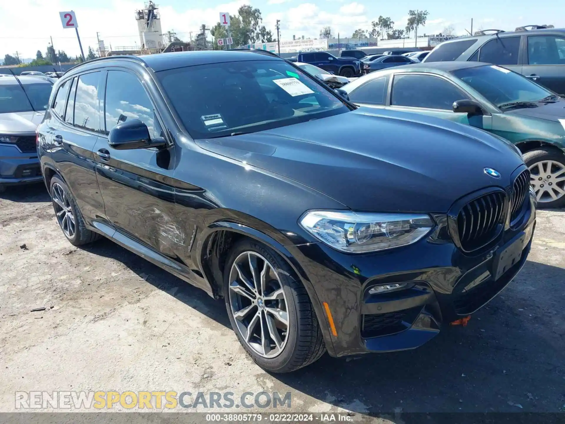 1 Photograph of a damaged car 5UXTY3C00L9B69651 BMW X3 2020