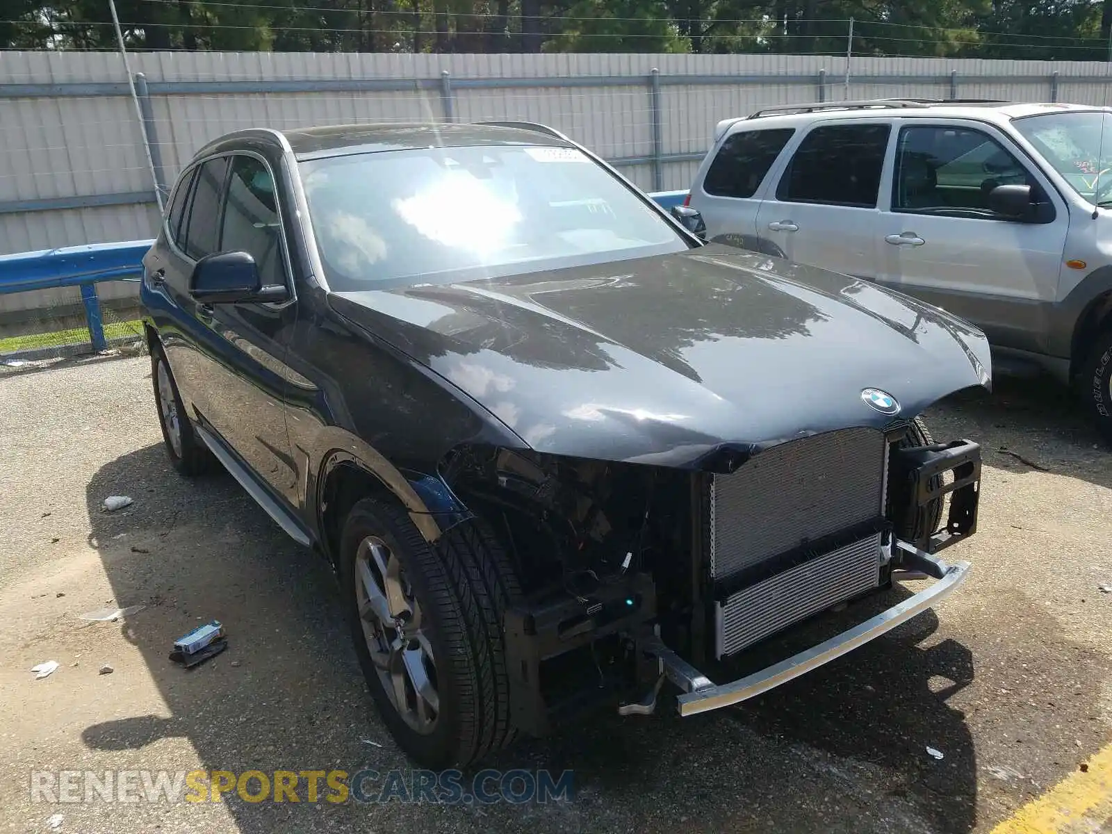 1 Photograph of a damaged car 5UXTY3C00L9C23210 BMW X3 2020