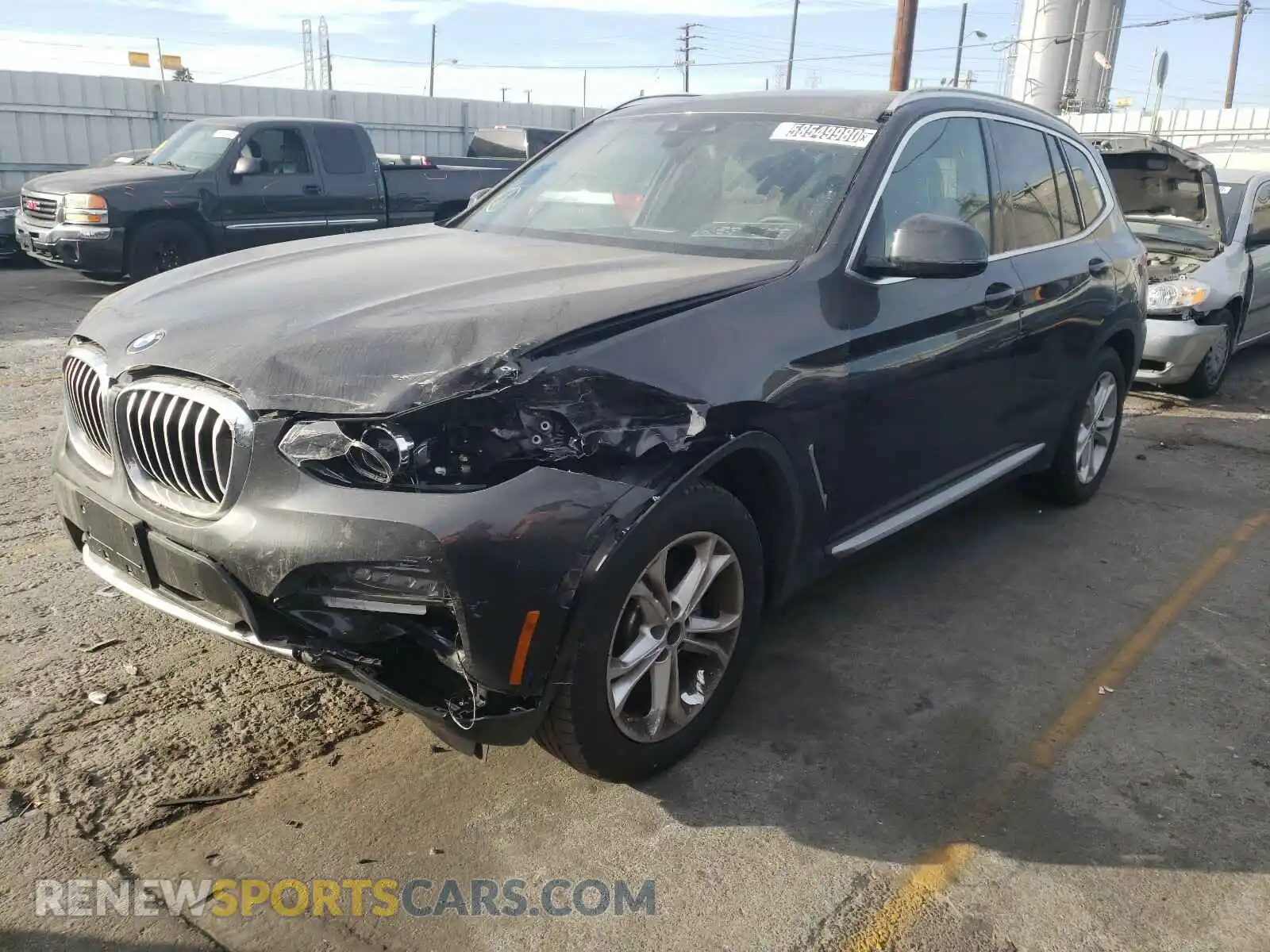2 Photograph of a damaged car 5UXTY3C01L9B57668 BMW X3 2020