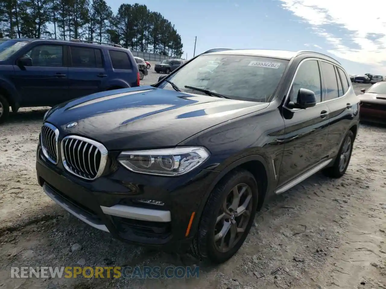 2 Photograph of a damaged car 5UXTY3C01L9C51730 BMW X3 2020