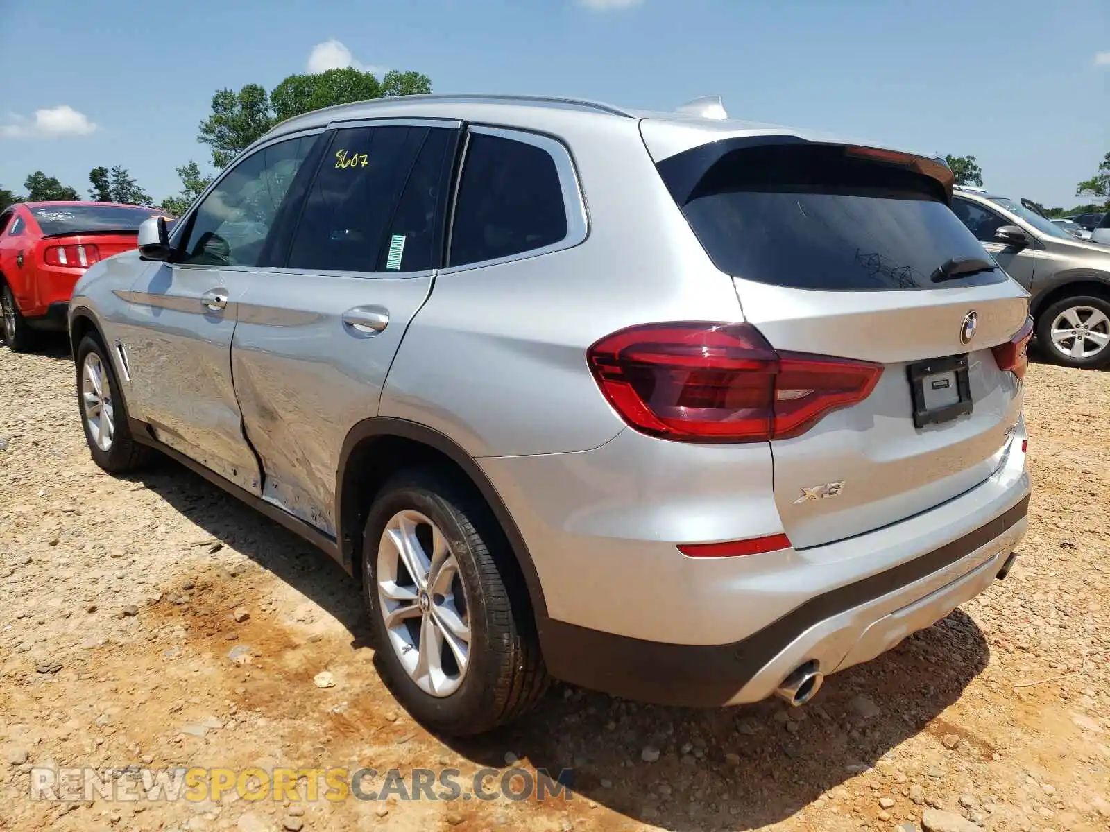 3 Photograph of a damaged car 5UXTY3C01L9C63294 BMW X3 2020