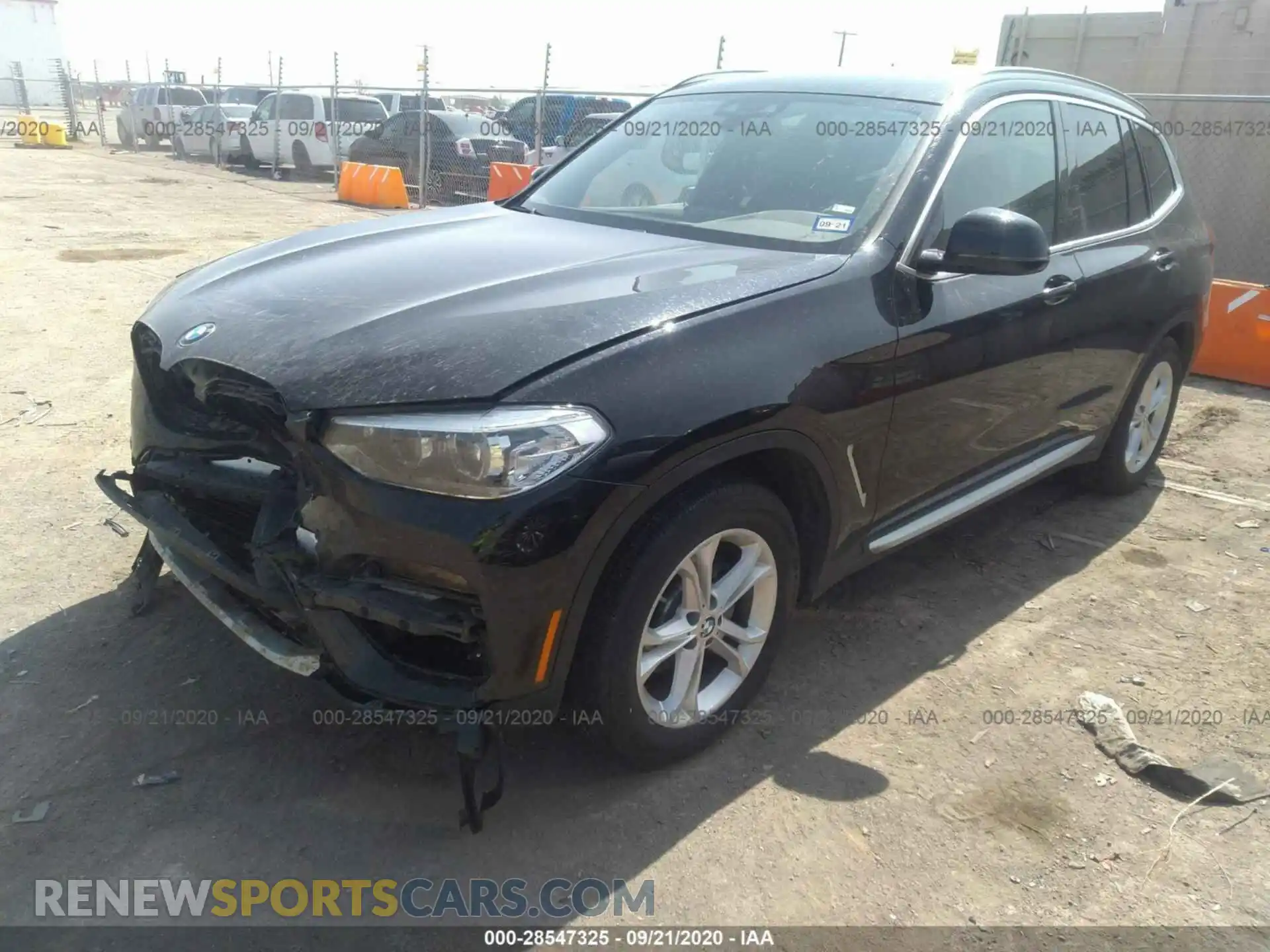 2 Photograph of a damaged car 5UXTY3C01LLU72647 BMW X3 2020