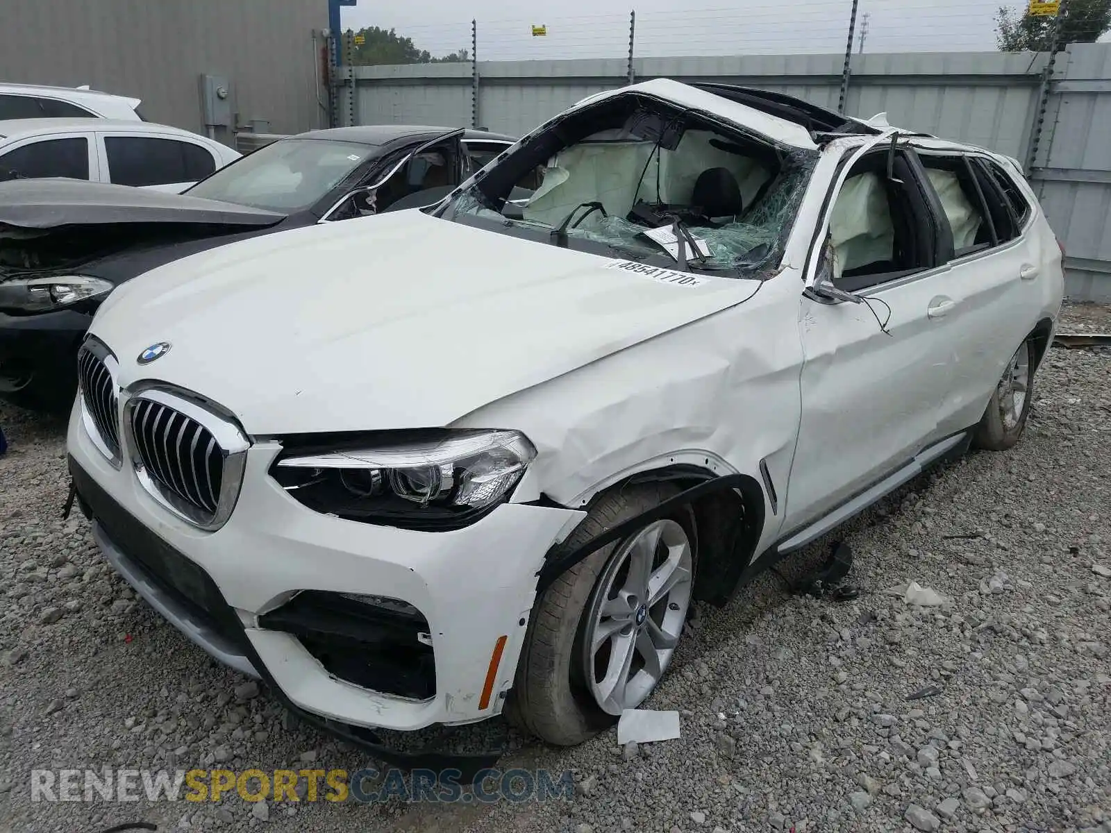 2 Photograph of a damaged car 5UXTY3C02L9B04011 BMW X3 2020