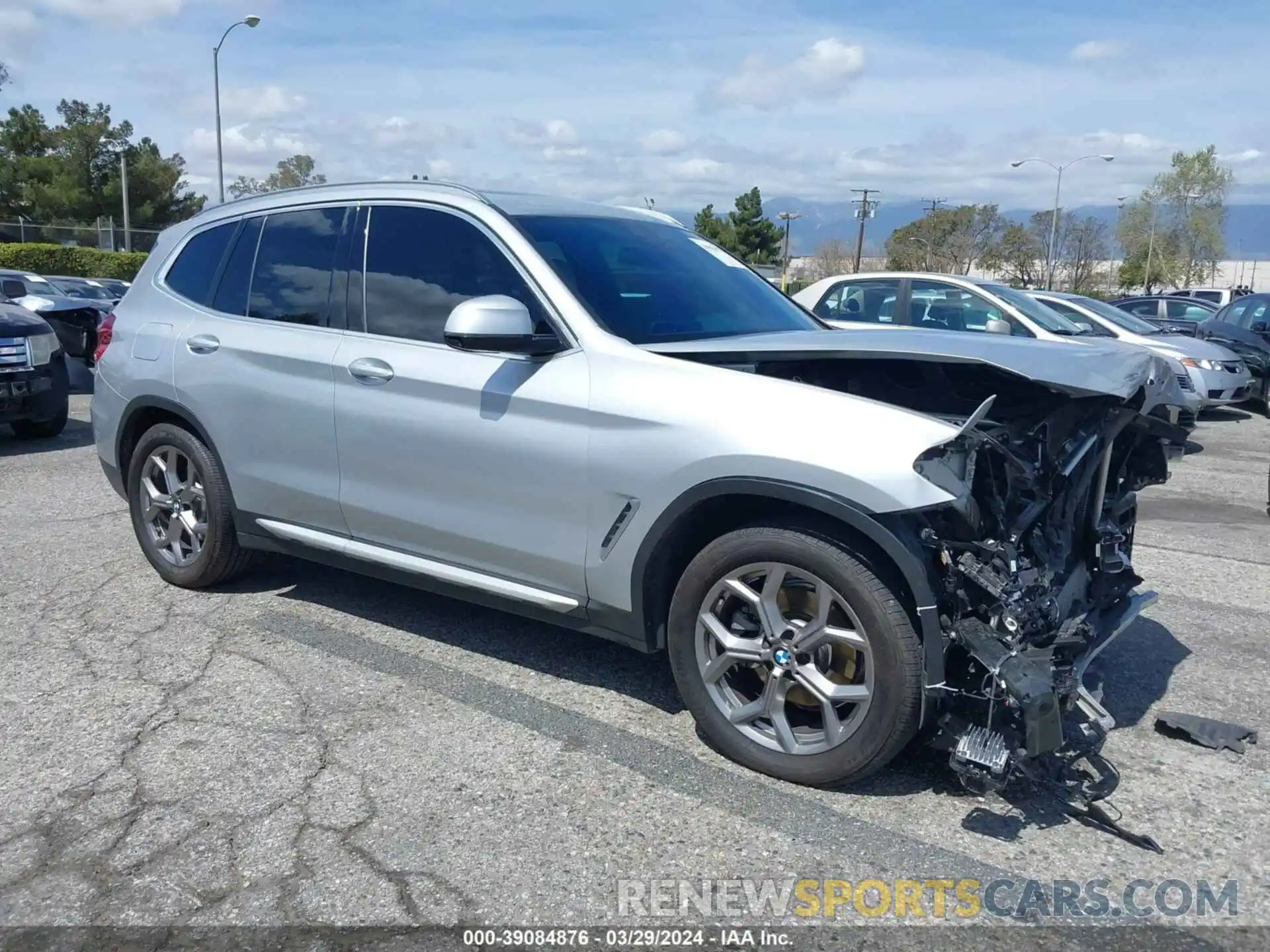 1 Photograph of a damaged car 5UXTY3C02L9B41141 BMW X3 2020