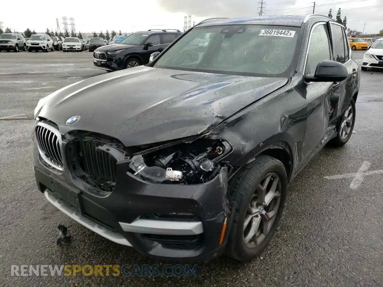 2 Photograph of a damaged car 5UXTY3C02L9B53161 BMW X3 2020