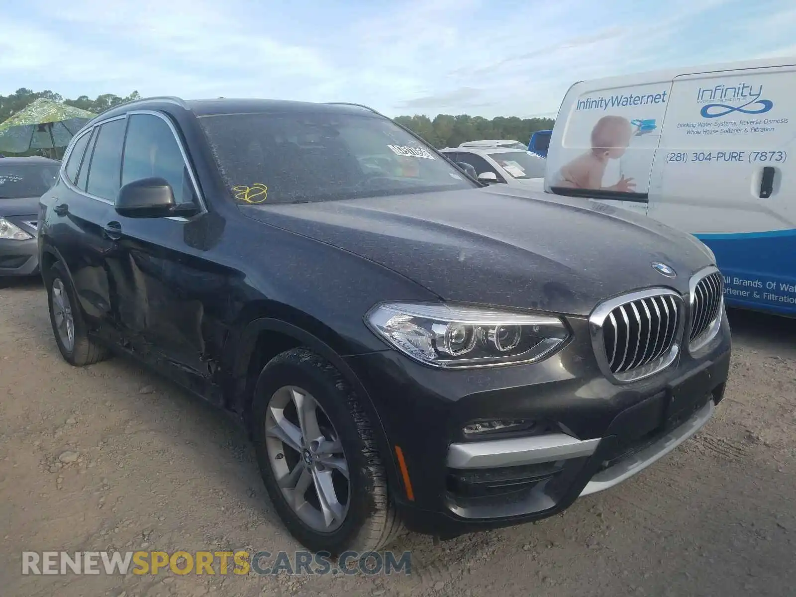 1 Photograph of a damaged car 5UXTY3C02L9B70378 BMW X3 2020