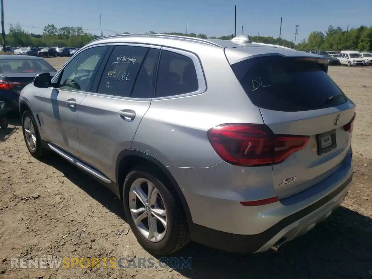 3 Photograph of a damaged car 5UXTY3C02L9B93286 BMW X3 2020
