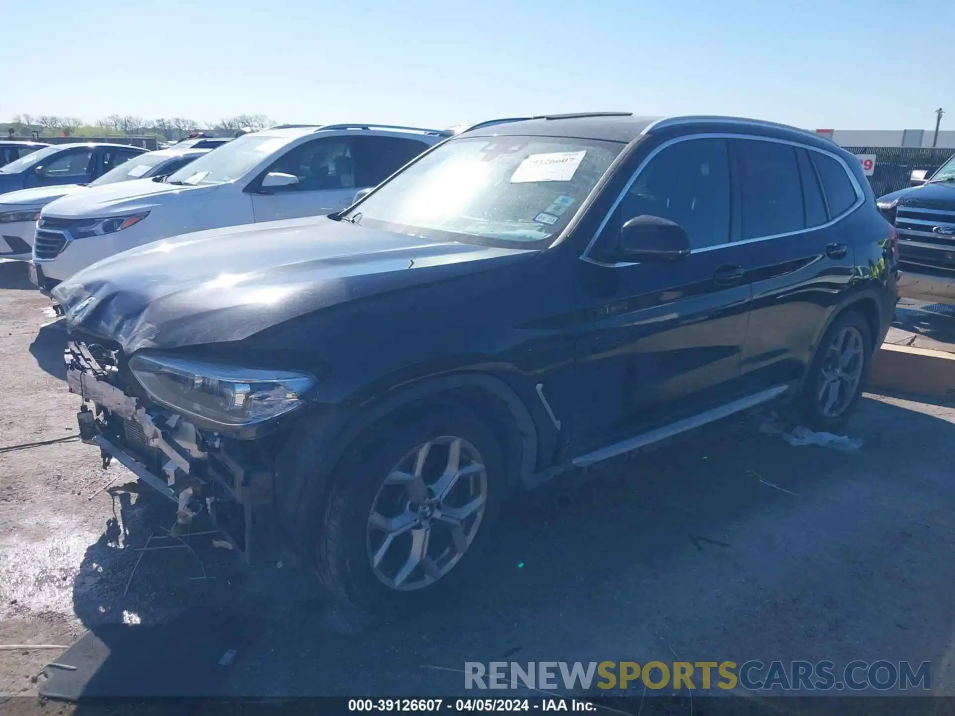 2 Photograph of a damaged car 5UXTY3C03L9B22095 BMW X3 2020
