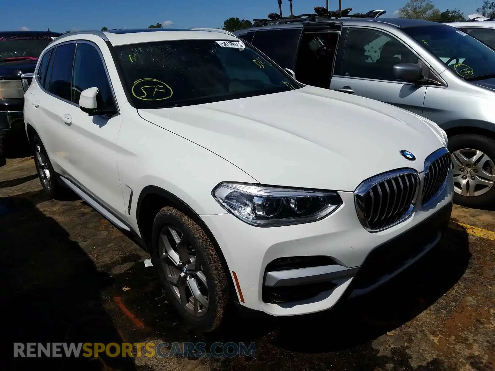 1 Photograph of a damaged car 5UXTY3C03L9B31699 BMW X3 2020