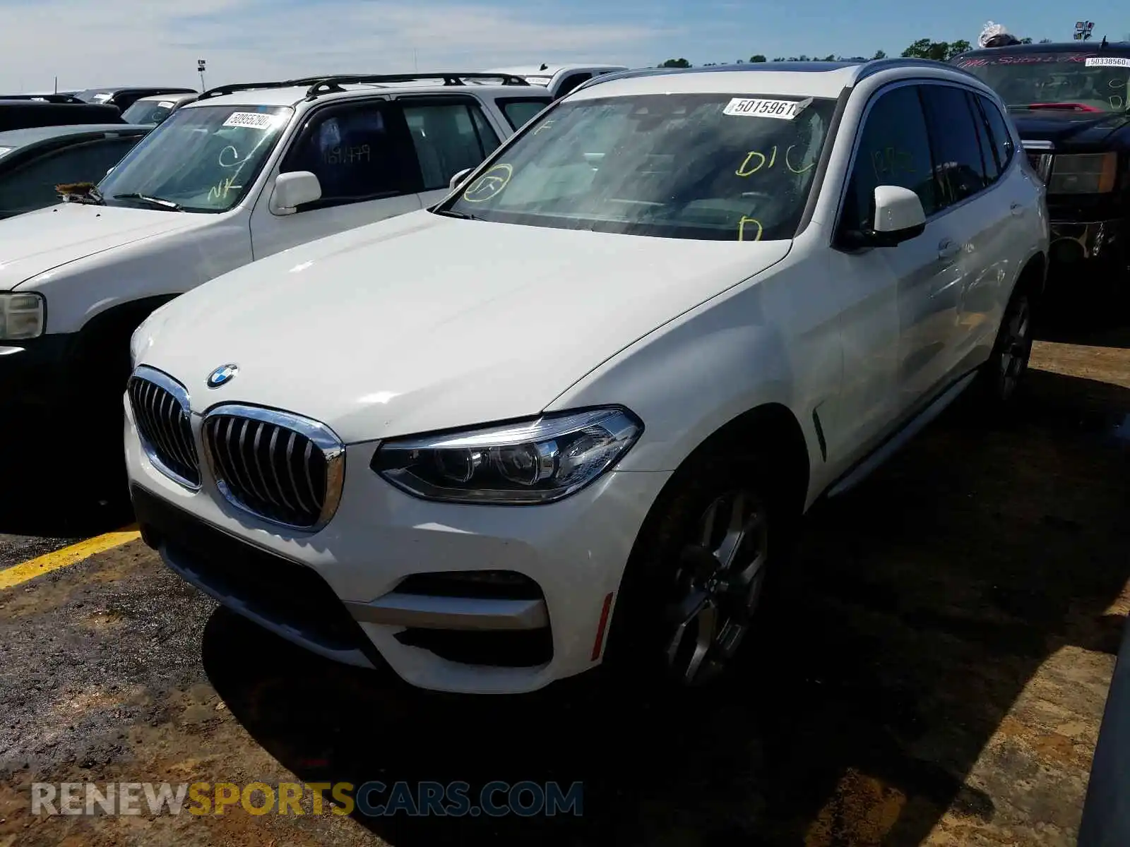 2 Photograph of a damaged car 5UXTY3C03L9B31699 BMW X3 2020