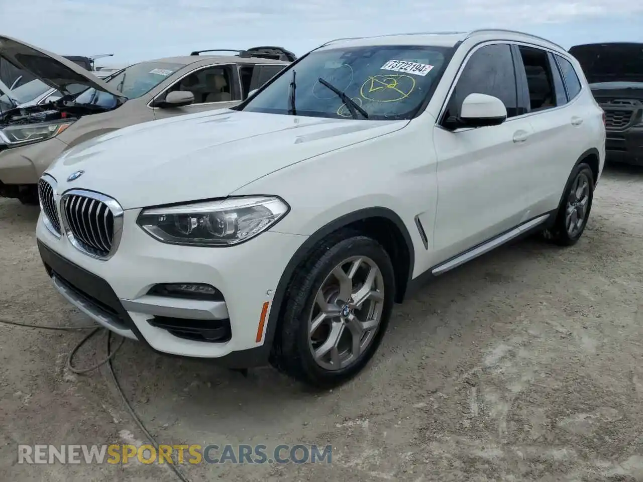 1 Photograph of a damaged car 5UXTY3C03L9B75721 BMW X3 2020