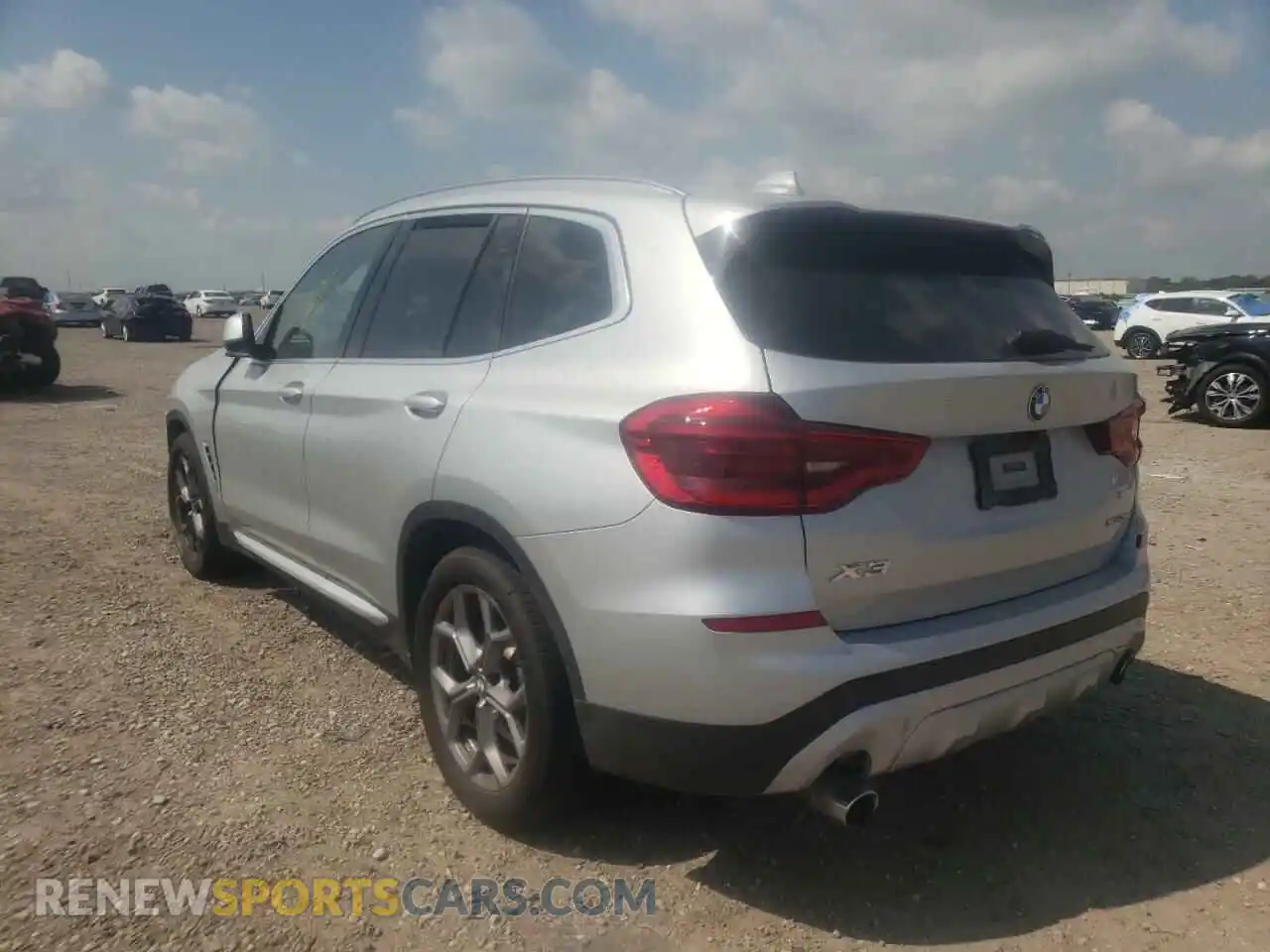 3 Photograph of a damaged car 5UXTY3C03L9C07986 BMW X3 2020