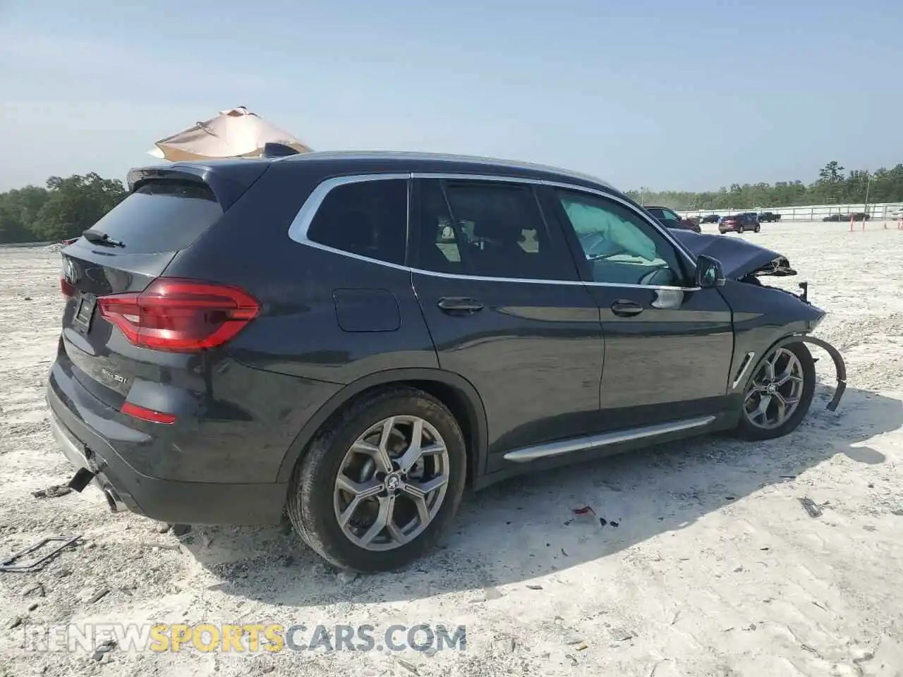 3 fotografías del automóvil dañado 5UXTY3C03L9C92375 BMW X3 2020